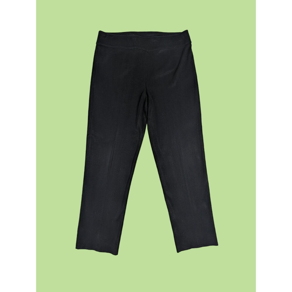 Ming Wang Pants S Acrylic Knit Black Pull On‎ Career Travel Stretch